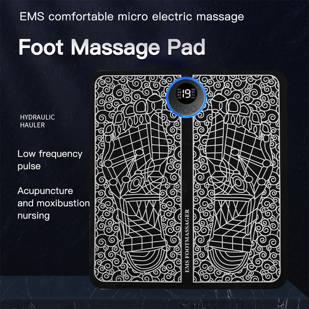 EMS Leg & Foot Massager with Muscle Pain Relief