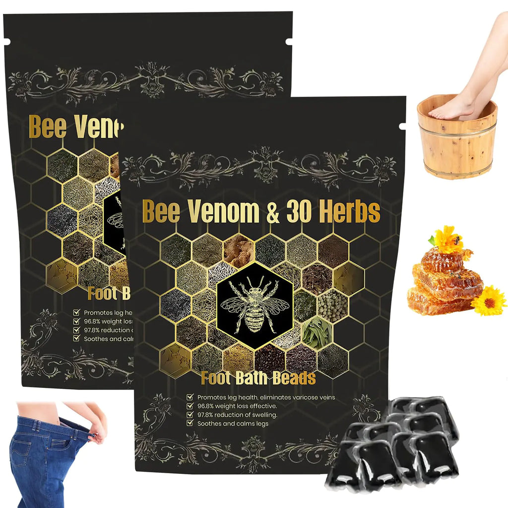 Revitalize & Firm — Bee Venom + 30-Herb Foot Bath Beads